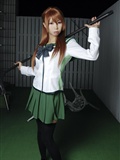 [Cosplay] 2013.04.09  Big boobs Saya Takagi 性感制服诱惑(124)